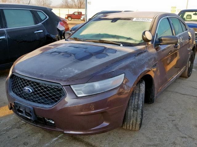 1FAHP2M81DG206554 - 2013 FORD TAURUS POL BROWN photo 2