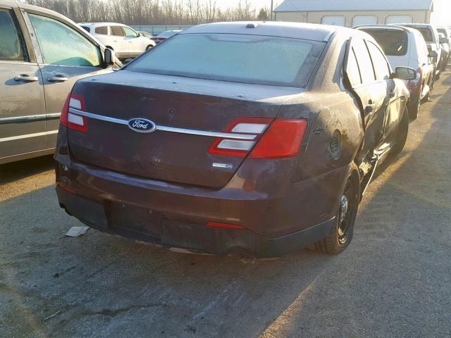 1FAHP2M81DG206554 - 2013 FORD TAURUS POL BROWN photo 4