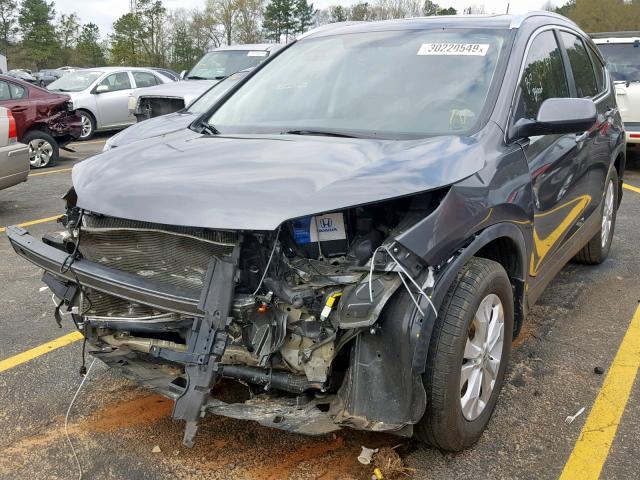 2HKRM3H79CH514743 - 2012 HONDA CR-V EXL GRAY photo 2