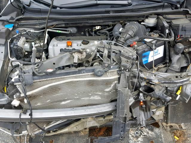 2HKRM3H79CH514743 - 2012 HONDA CR-V EXL GRAY photo 7