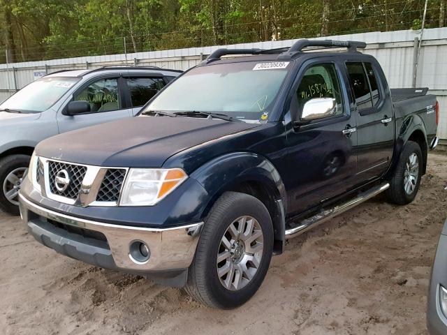 1N6AD07U16C457261 - 2006 NISSAN FRONTIER C BLUE photo 2