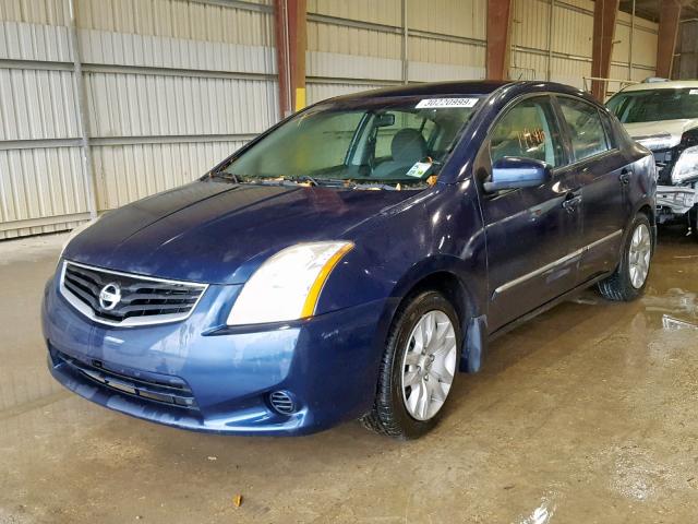 3N1AB6AP4AL667853 - 2010 NISSAN SENTRA 2.0 BLUE photo 2