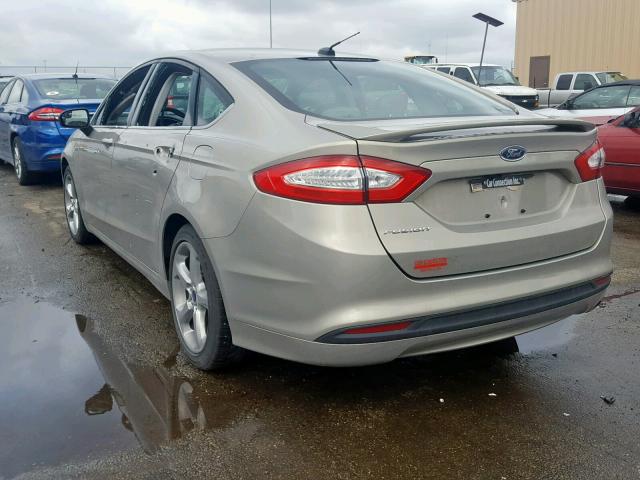 3FA6P0G75GR118456 - 2016 FORD FUSION S TAN photo 3