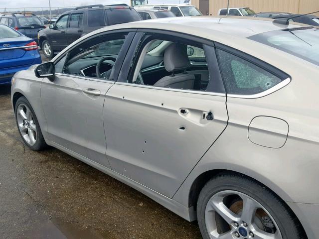 3FA6P0G75GR118456 - 2016 FORD FUSION S TAN photo 9