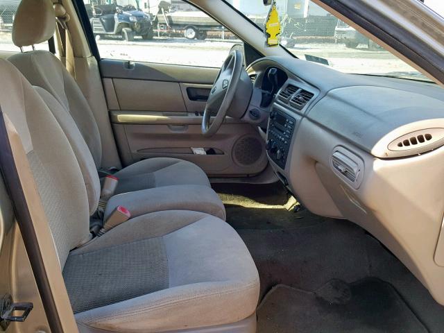 1FAFP55293A276372 - 2003 FORD TAURUS SES GRAY photo 5