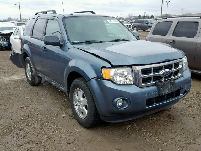 1FMCU0DG3CKB00137 - 2012 FORD ESCAPE XLT BLUE photo 1