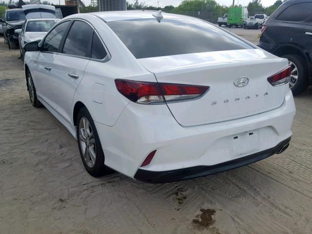 5NPE34AF6JH645179 - 2018 HYUNDAI SONATA SPO WHITE photo 3