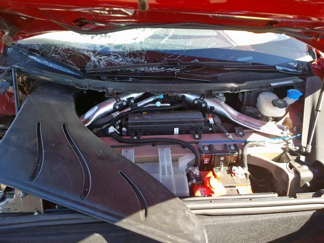 5YJSA1E20JF273447 - 2018 TESLA MODEL S წითელი ფოტო 7