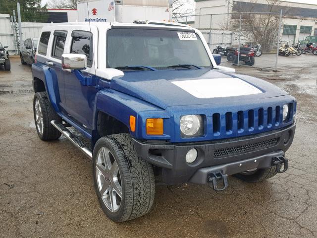 5GTDN136768159142 - 2006 HUMMER H3 BLUE photo 1