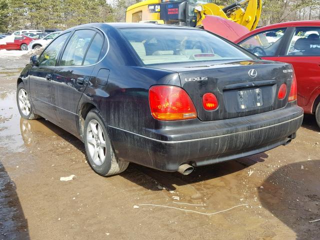 JT8BD69S820154378 - 2002 LEXUS GS 300 BLACK photo 3