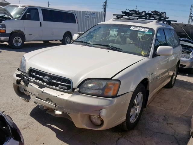 4S3BH896047603132 - 2004 SUBARU LEGACY OUT WHITE photo 2