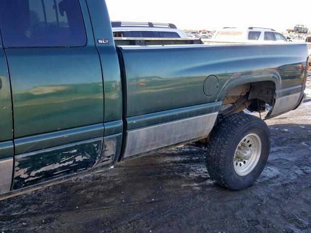 3B7KF23731G772033 - 2001 DODGE RAM 2500 GREEN photo 10