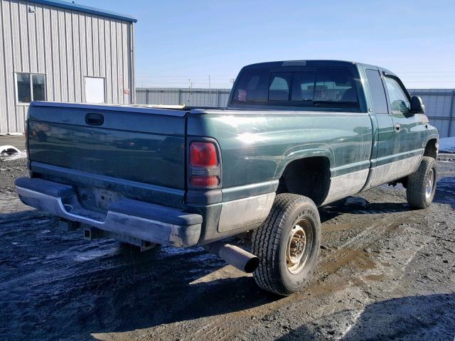 3B7KF23731G772033 - 2001 DODGE RAM 2500 GREEN photo 4