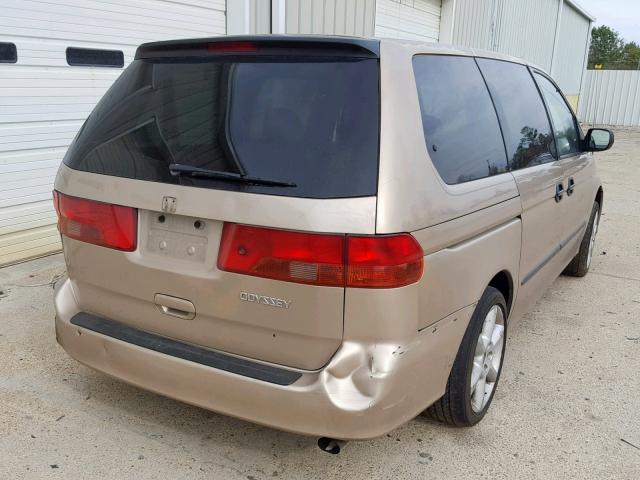 2HKRL18531H609480 - 2001 HONDA ODYSSEY LX TAN photo 4