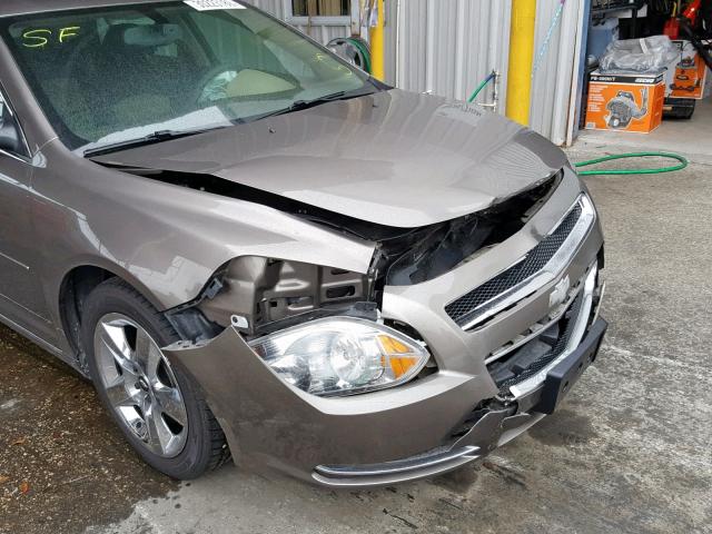 1G1ZC5E1XBF358700 - 2011 CHEVROLET MALIBU 1LT ოქროსფერი ფოტო 9