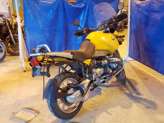 WB10495A11ZE51610 - 2001 BMW R1150 GS YELLOW photo 4