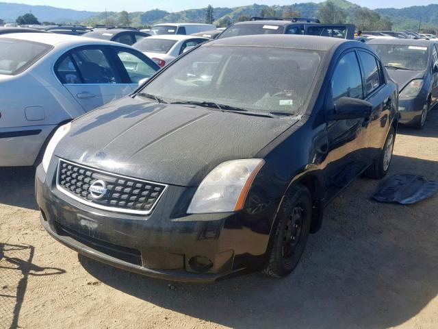 3N1AB61E78L681545 - 2008 NISSAN SENTRA 2.0 BLACK photo 2