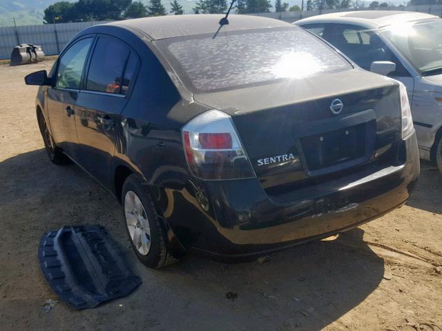 3N1AB61E78L681545 - 2008 NISSAN SENTRA 2.0 BLACK photo 3