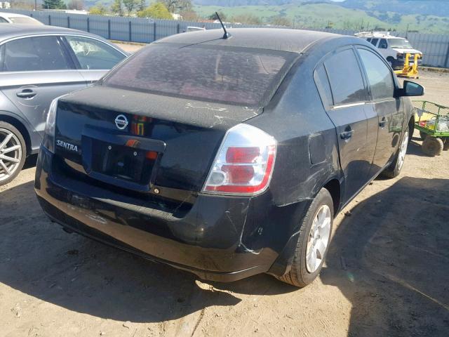 3N1AB61E78L681545 - 2008 NISSAN SENTRA 2.0 BLACK photo 4