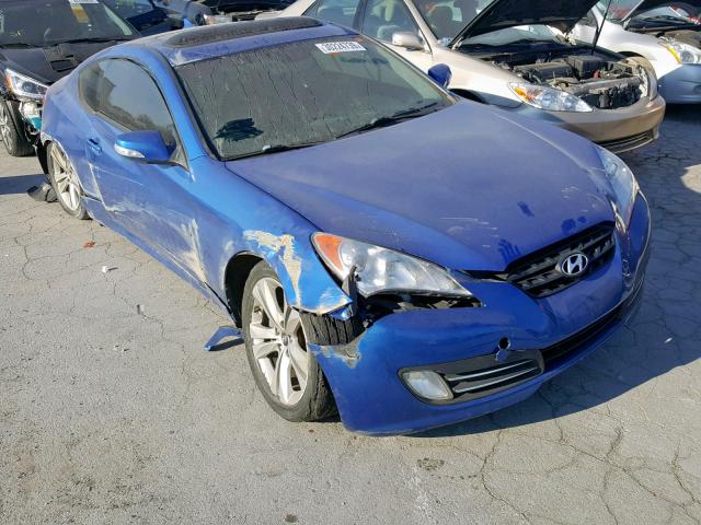 KMHHU6KH7BU058787 - 2011 HYUNDAI GENESIS CO BLUE photo 1