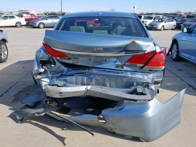 4T1BK3DB5BU383926 - 2011 TOYOTA AVALON BAS BLUE photo 9