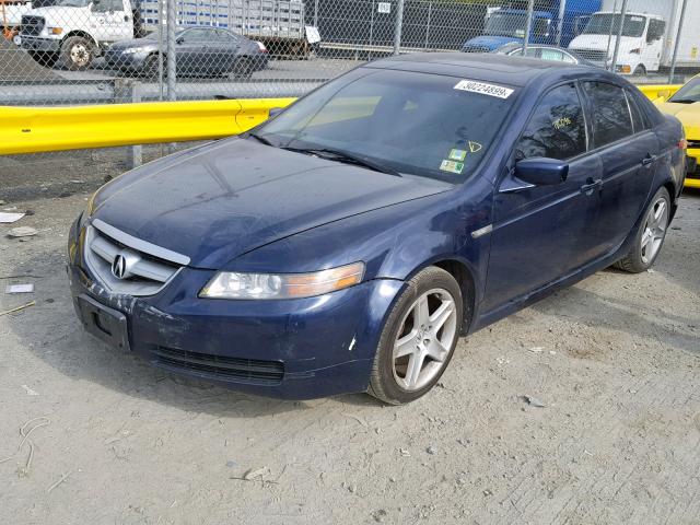 19UUA66266A060864 - 2006 ACURA 3.2TL BLUE photo 2