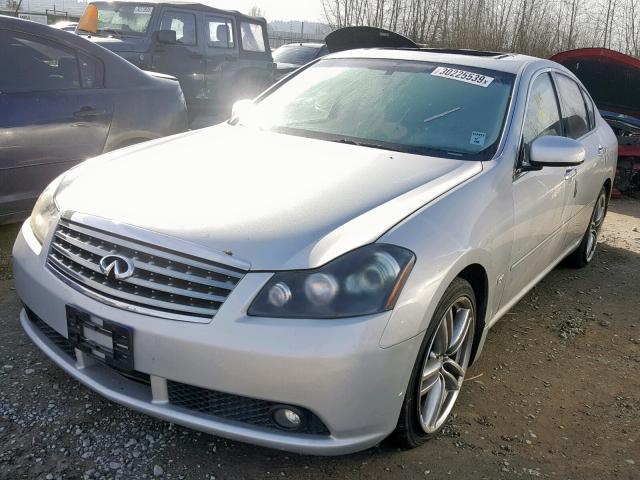 JNKBY01E17M401487 - 2007 INFINITI M45 BASE GRAY photo 2