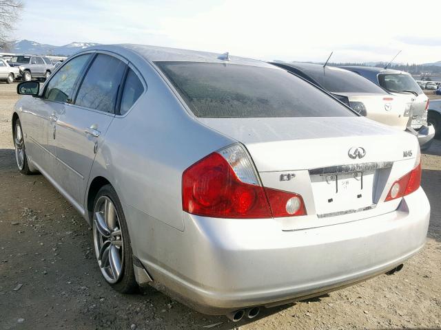 JNKBY01E17M401487 - 2007 INFINITI M45 BASE GRAY photo 3