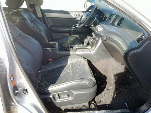 JNKBY01E17M401487 - 2007 INFINITI M45 BASE GRAY photo 5