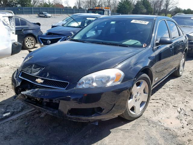2G1WD58CX81273790 - 2008 CHEVROLET IMPALA SUP შავი ფოტო 2