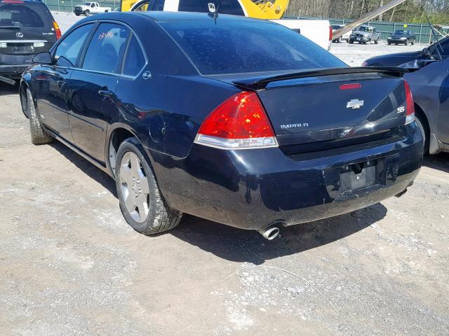 2G1WD58CX81273790 - 2008 CHEVROLET IMPALA SUP შავი ფოტო 3