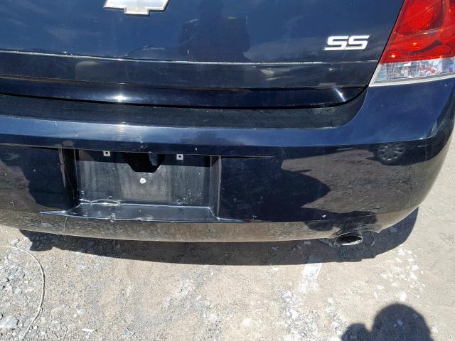 2G1WD58CX81273790 - 2008 CHEVROLET IMPALA SUP შავი ფოტო 9
