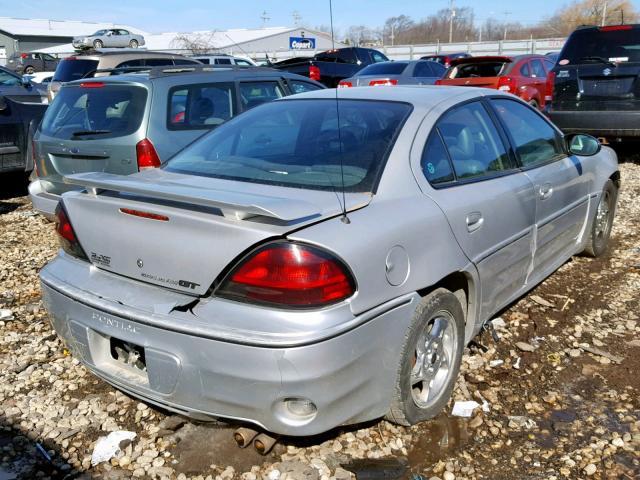 1G2NW52E43C295525 - 2003 PONTIAC GRAND AM G SILVER photo 4