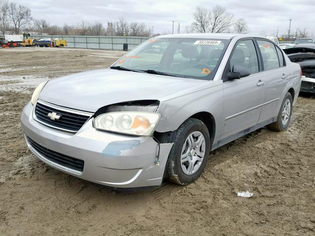 1G1ZS51F06F237989 - 2006 CHEVROLET MALIBU LS ვერცხლისფერი ფოტო 2