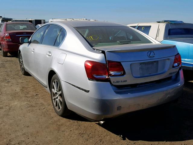 JTHBH96S365045149 - 2006 LEXUS GS GENERAT SILVER photo 3