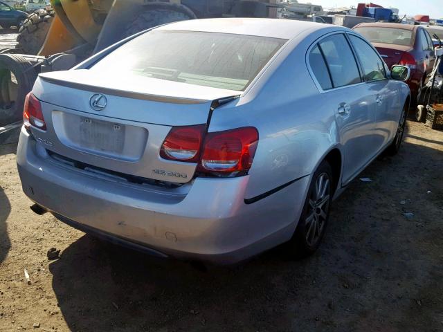 JTHBH96S365045149 - 2006 LEXUS GS GENERAT SILVER photo 4