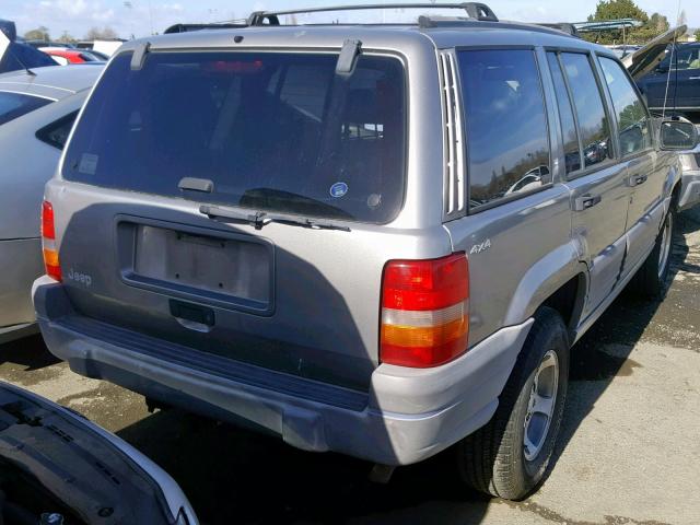 1J4GZ58SXVC747175 - 1997 JEEP GRAND CHER GRAY photo 4