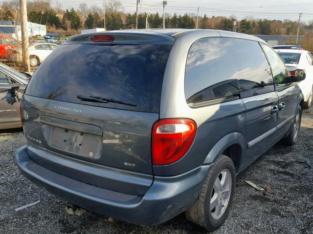 1D4GP45R96B538169 - 2006 DODGE CARAVAN SX GRAY photo 4