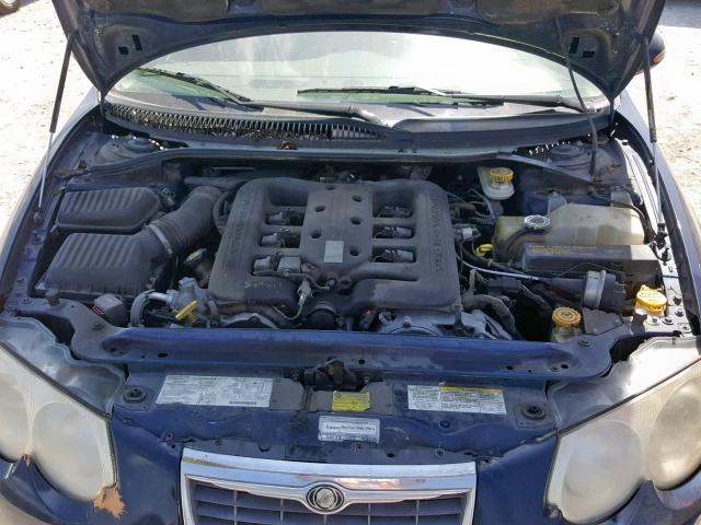 2C3HE76K94H674465 - 2004 CHRYSLER 300M SPECI BLUE photo 7