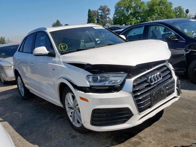 WA1ECCFS2JR016750 - 2018 AUDI Q3 PREMIUM WHITE photo 1