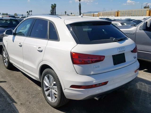 WA1ECCFS2JR016750 - 2018 AUDI Q3 PREMIUM WHITE photo 3