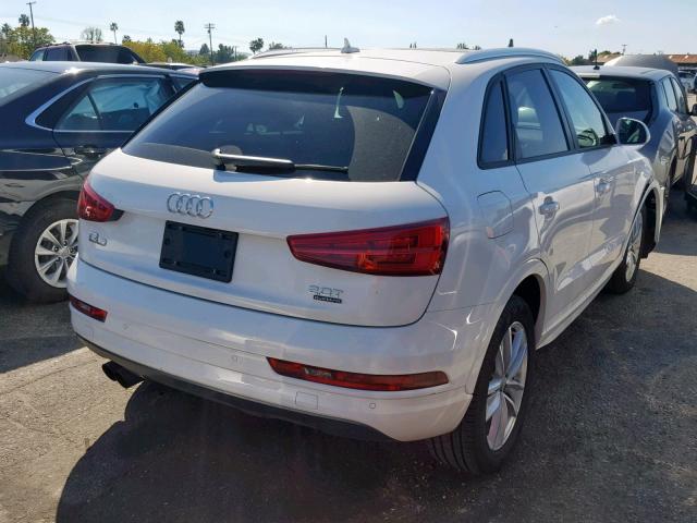 WA1ECCFS2JR016750 - 2018 AUDI Q3 PREMIUM WHITE photo 4