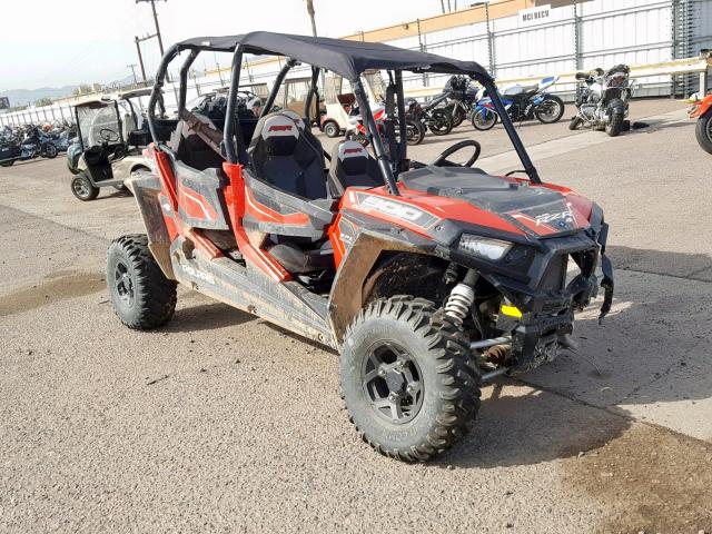 4XAVCE87XFB321687 - 2015 POLARIS RZR 4 900 RED photo 1