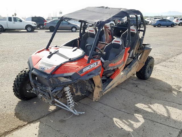 4XAVCE87XFB321687 - 2015 POLARIS RZR 4 900 RED photo 2