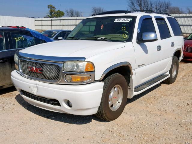 1GKEK63U04J327410 - 2004 GMC YUKON DENA WHITE photo 2