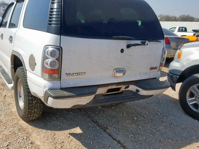 1GKEK63U04J327410 - 2004 GMC YUKON DENA WHITE photo 9