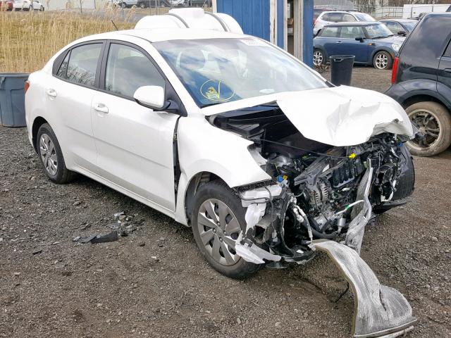 3KPA24AB1JE051053 - 2018 KIA RIO LX WHITE photo 1