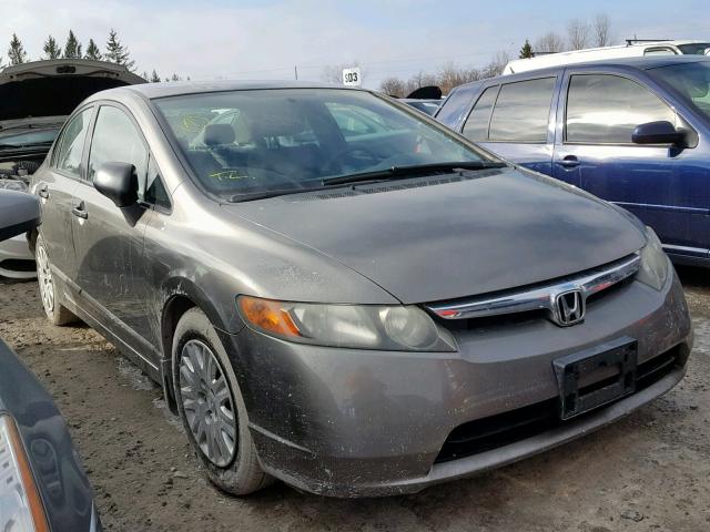 2HGFA163X7H026966 - 2007 HONDA CIVIC DX GRAY photo 1