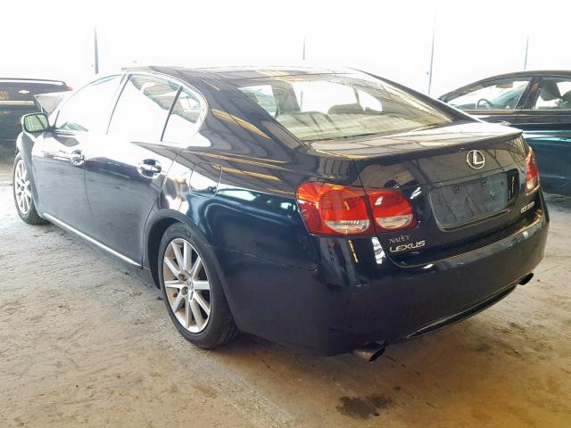 JTHBH96S665030256 - 2006 LEXUS GS GENERAT BLACK photo 3