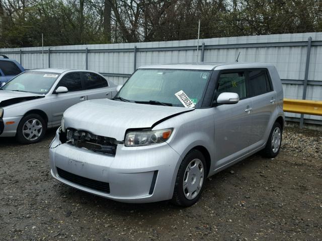JTLKE50E781008545 - 2008 TOYOTA SCION XB Silber Foto 2